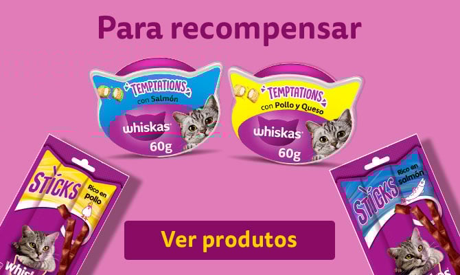 Snacks Whiskas Especial recompensas