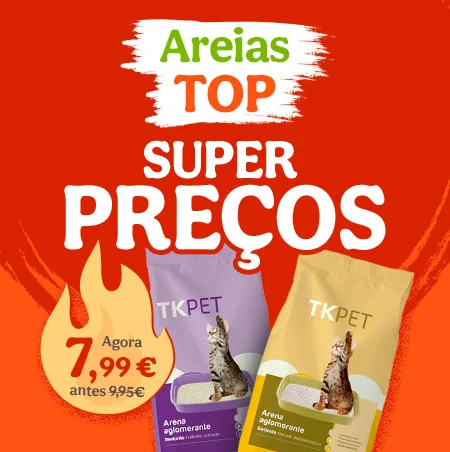 Super preço em areias para gato. Higiene e cuidado ao melhor preço.