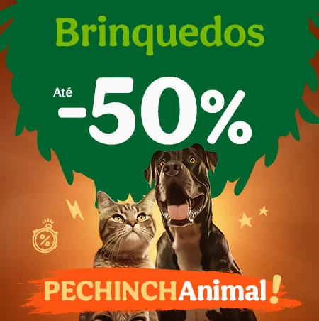 Pechinchanimal: Até 50% desconto em brinquedos.
