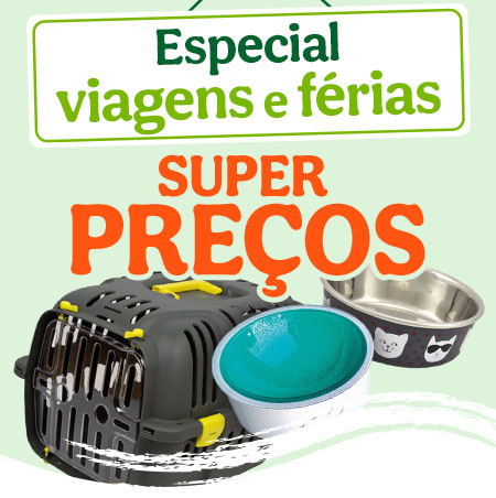 Acessórios de viagem para animais com preços especiais — prepare-se para viajar com o seu companheiro