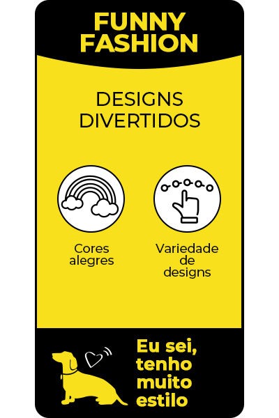 Gotoo Funny Fashion- Grande variedade de designs divertidos. O mais estiloso do parque!