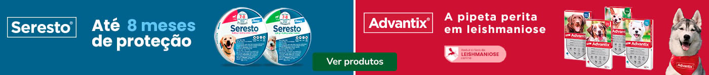 Advantix e Seresto: Antiparasitários para cão.