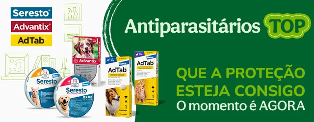 AdTab, Advantix e Seresto: Produtos antiparasitários para o seu patudo.
