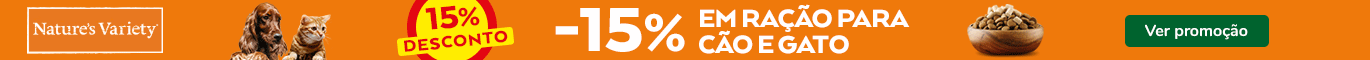 Nature’s Variety com 15% de desconto em ração e oferta especial de ração grátis. Aproveite já!