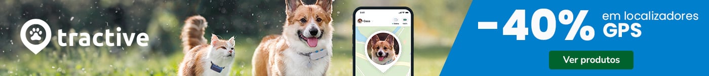 Tractive: Até 40% de desconto numa seleção de produtos para o seu patudo!