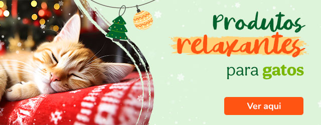 Produtos relaxantes para gato.