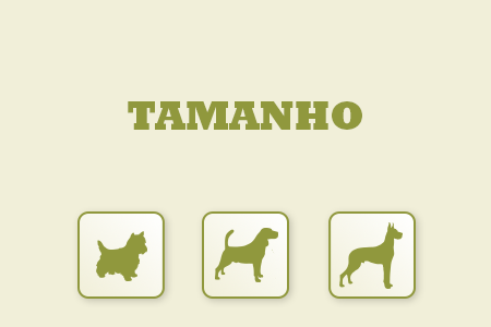 Alimentação natural adaptada ao tamanho específico da raça do seu cão.