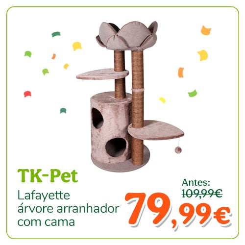 TK-Pet Lafayette Árvore Arranhador com Cama para gatos