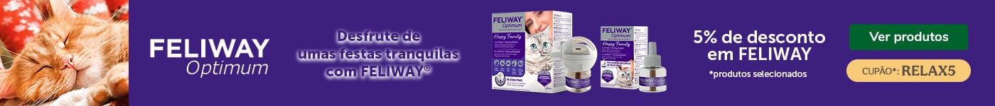 Feliway: 5% de desconto em difusores para gato.