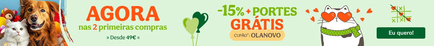 -15% desc nas 2 primeiras compras + portes grátis com o cupão OLANOVO