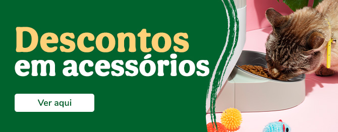 Promoções em acessórios e brinquedos para gatos
