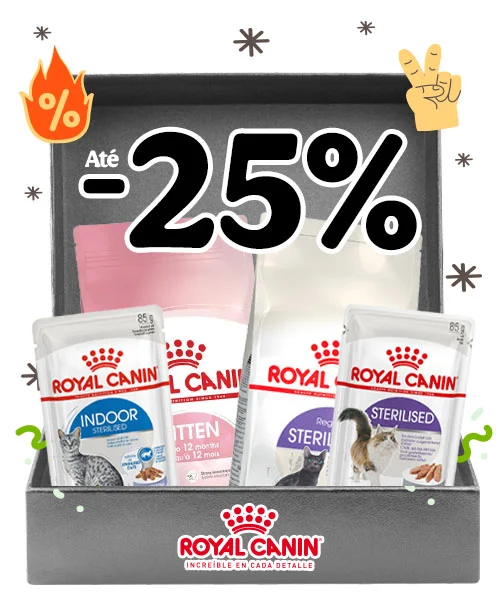 Royal Canin 25% desconto