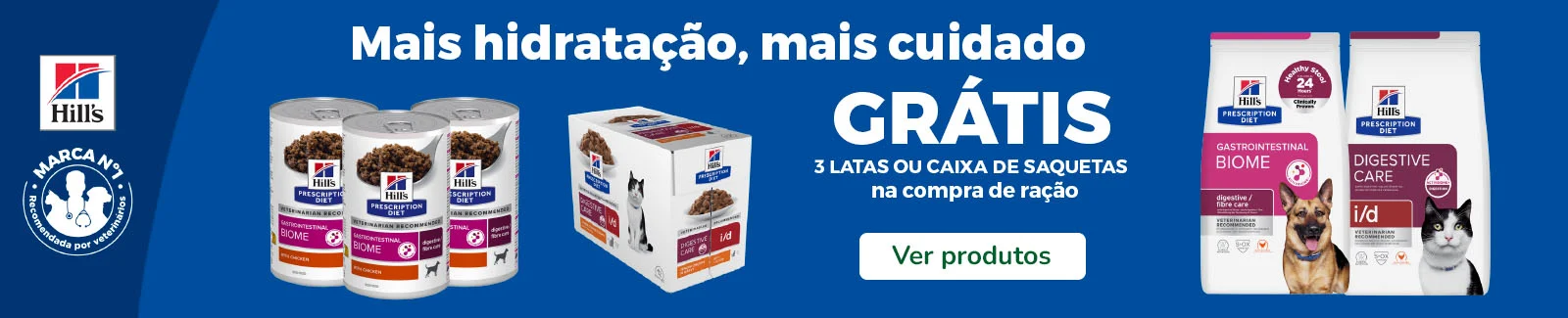 Hill's Prescription Diet: Ra&ccedil;&atilde;o para o seu patudo com oferta de alimenta&ccedil;&atilde;o h&uacute;mida.