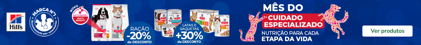 Hill's Science Plan: Até 20% de desconto em ração e até 30% de desconto em packs de alimento húmido para o seu patudo.