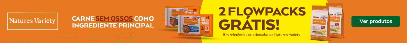 Nature’s Variety: Promoção de ração para gatos com oferta especial.