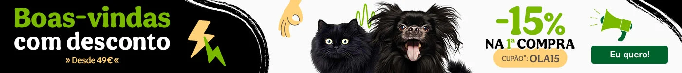 Descubra promoções mensais permanentes para patudos. Alimentação, acessórios e cuidados com descontos exclusivos.