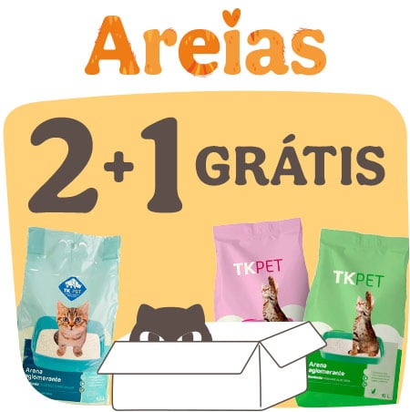 Miaumania: 2+1 grátis em areia para gatos.