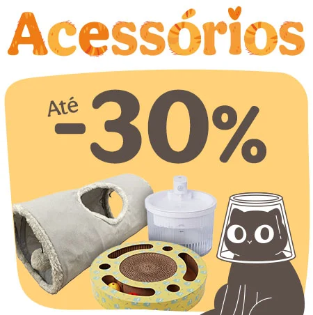 Acessórios para gatos com super preços.