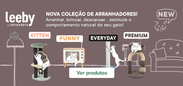 Nova coleção de arranhadores Leeby