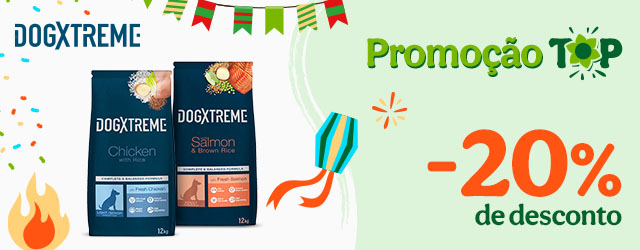 Dogxtreme: 20% de desconto em ração para o seu animal de estimação.