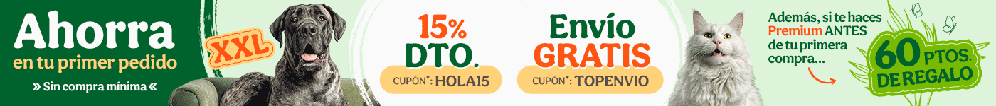 -15% dto en tu primer pedido con el cupón HOLA15 o recibe tu pedido gratis con el cupón TOPENVIO