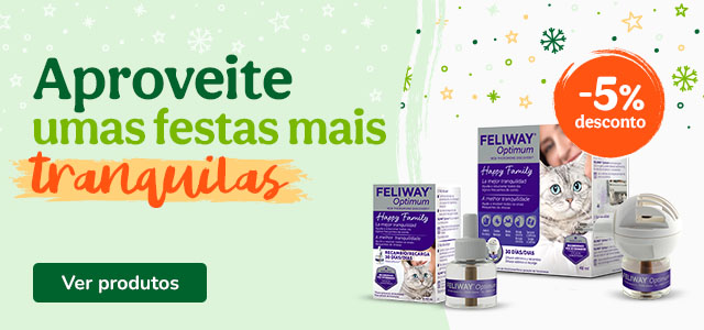 Feliway: 5% de desconto em difusores para gato.