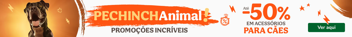 Pechinchanimal: Até 50% de desconto em acessórios para cão e gato.