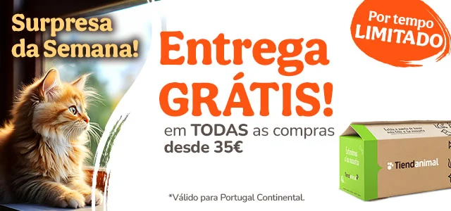 Envio grátis em todas as compras desde 35€. Válido para Portugal continental.