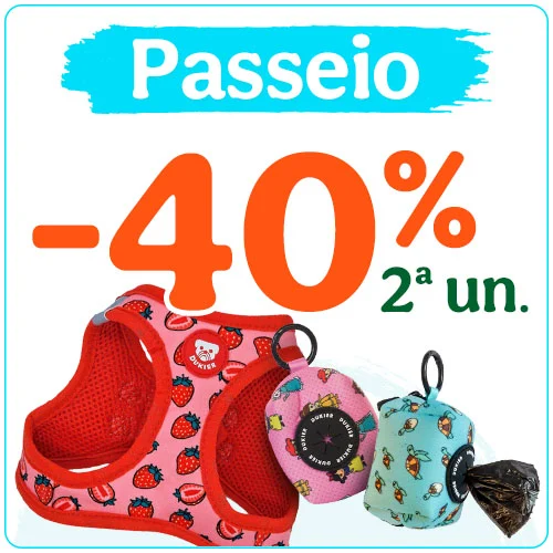Dukier: 40% de desconto na 2ª unidade em acessórios de passeio.