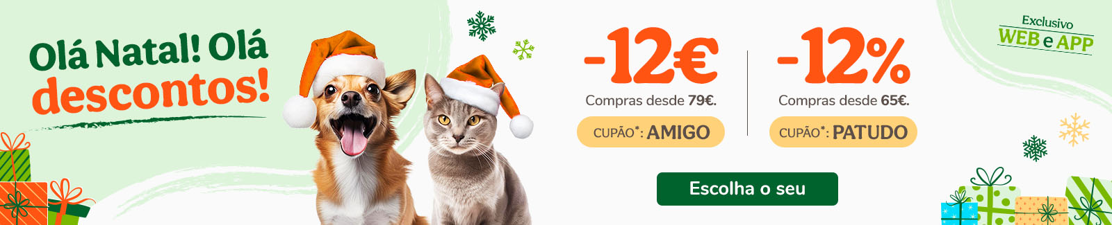 Entrega grátis em todas as compras desde 35€ e ainda Descontos Poupança: -12€ ou -12% em todo o site