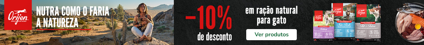 Orijen: 10% de descuento en selección de piensos para gato.