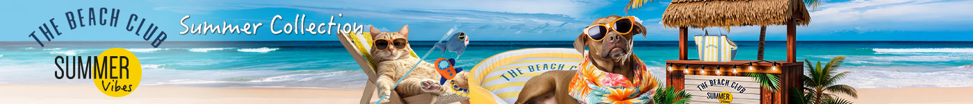 Especial Verão Tiendanimal: descubra produtos essenciais para o bem-estar do seu patudo nos dias quentes. Promoções em acessórios e brinquedos de verão para cão e gato.