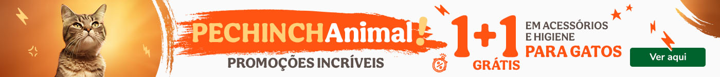 Pechinchanimal: 1+1 grátis em acessórios e higiene para o seu gato.