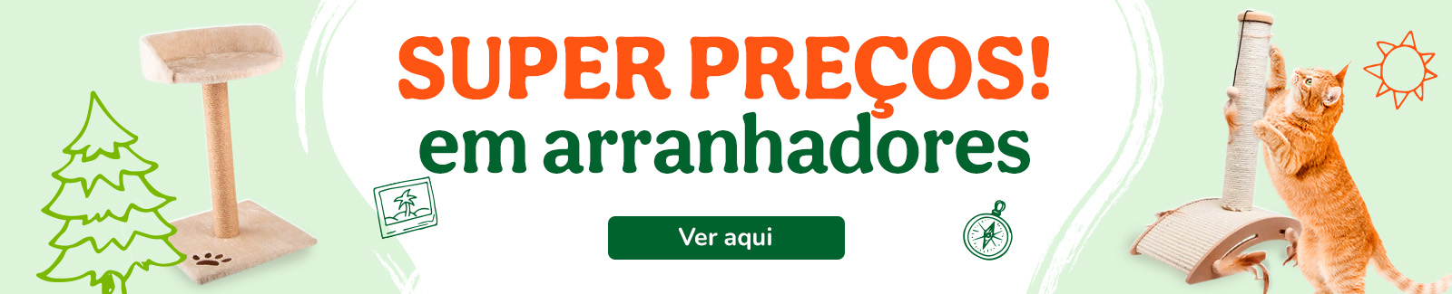 Arranhadores para gatos com superpreços: promoções em modelos variados para todo o tipo de gatos.