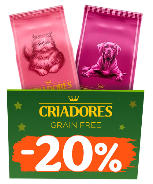 Criadores: 20% de desconto na ração para o seu patudo.