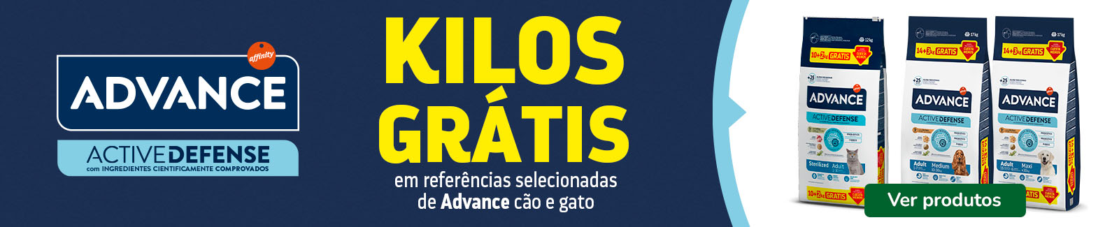 Advance: Quilos gr&aacute;tis numa sele&ccedil;&atilde;o de ra&ccedil;&atilde;o para o seu patudo.