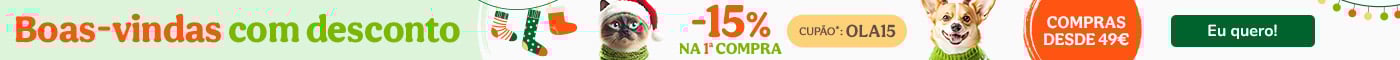 Promoção de boas-vindas Tiendanimal: aproveite descontos exclusivos na sua primeira compra. Ofereça ao seu pet os melhores produtos com preços especiais!