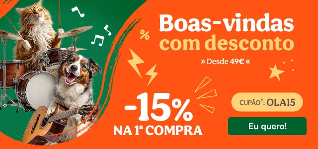 Descubra promoções mensais permanentes para patudos. Alimentação, acessórios e cuidados com descontos exclusivos.