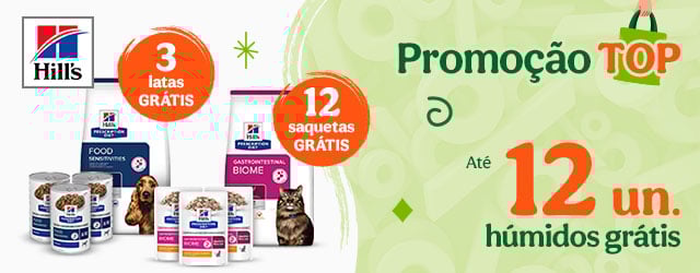 Hill's Prescription Diet: Húmidos grátis na compra de ração para o seu patudo.