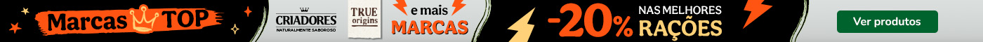 Até 20% de desconto em ração das marcas exclusivas Criadores, True Origins Pure, True Origins Wild e Dogxtrem.