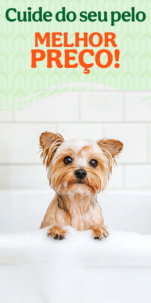 Cuide do pelo do seu patudo com produtos a preços incríveis.