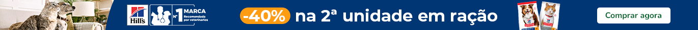 Hill's: 40% de desconto na 2ª unidade de ração e mais de 30% de desconto em húmidos para o seu patudo.