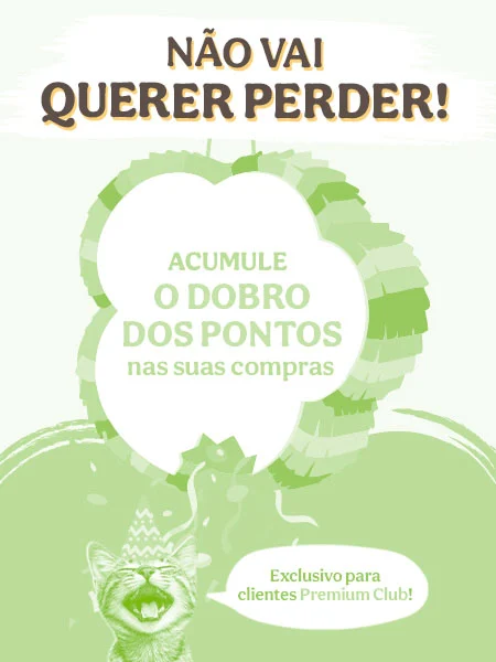 Pré-aniversário! Pontos Premium Club a dobrar