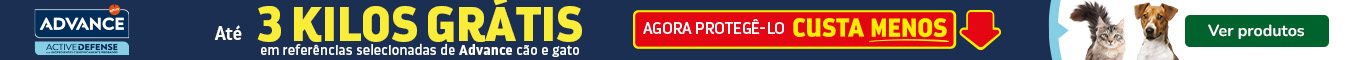 Advance: At&eacute; 3kg gr&aacute;tis em ra&ccedil;&atilde;o para c&atilde;o e at&eacute; 2kg gr&aacute;tis em ra&ccedil;&atilde;o para gato.