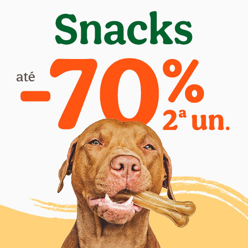 Snacks até -70% 2ª ud.