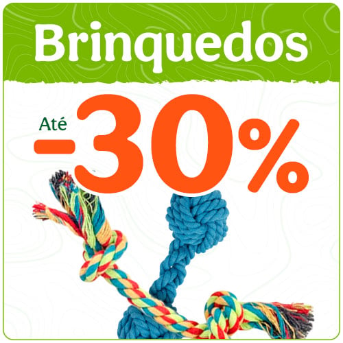 Tootoy: Até 40% de desconto na 2.ª unidade de brinquedos para cães.