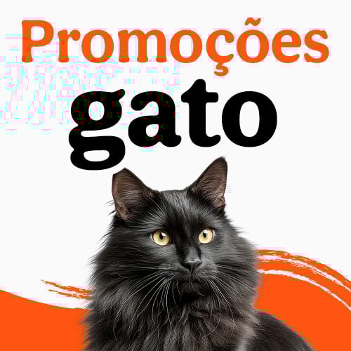 Promoções para gatos.