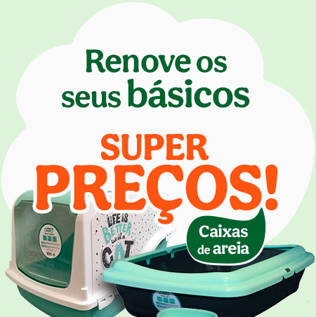 Super preços em caixas de areia para gato na Tiendanimal. Aproveite esta oferta para garantir conforto e praticidade para o seu felino!