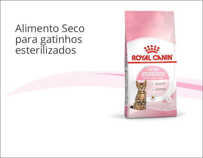 Royal Canin ração para gatinhos esterilizados