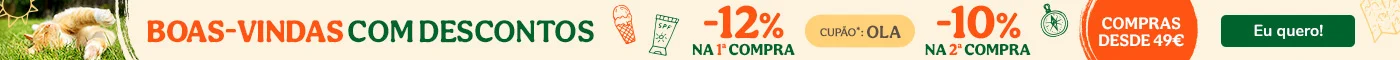 Promoção de boas-vindas Tiendanimal: aproveite descontos exclusivos na sua primeira compra. Ofereça ao seu pet os melhores produtos com preços especiais!